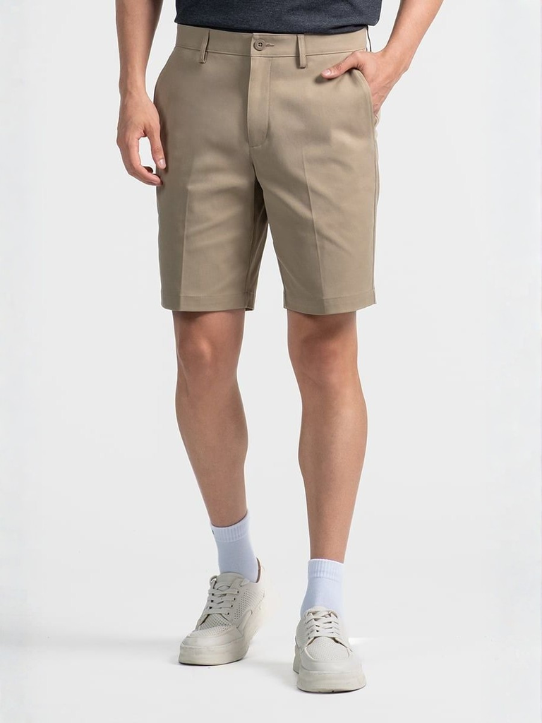Quần Short Nam Khaki Trên Gối . SP26FH25P-AK