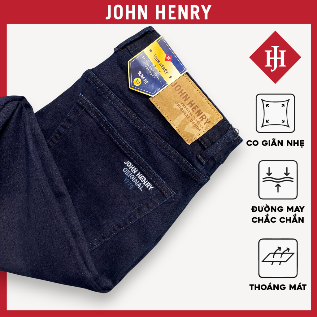 Quần Jeans Nam Slim Form Ôm
