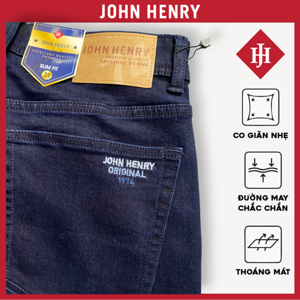Quần Jeans Nam Slim Form Ôm