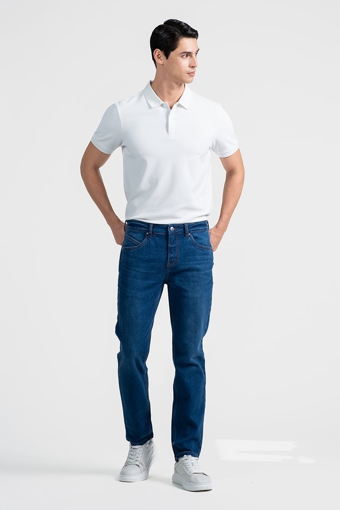 Quần Jeans Nam Slim Form Ôm