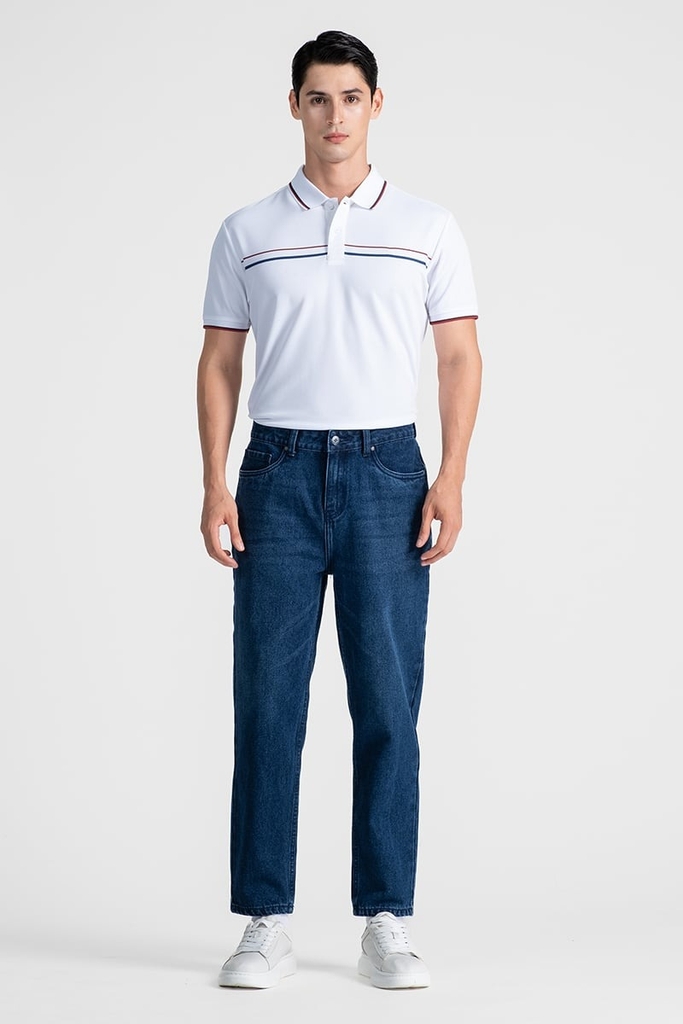 Quần Jeans Nam Form Carrot Fit