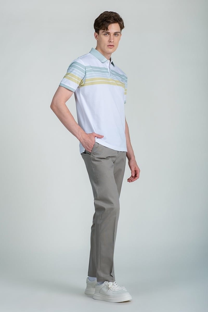 Quần Khaki Nam Tăng Đơ Chống Nhăng Form Vừa