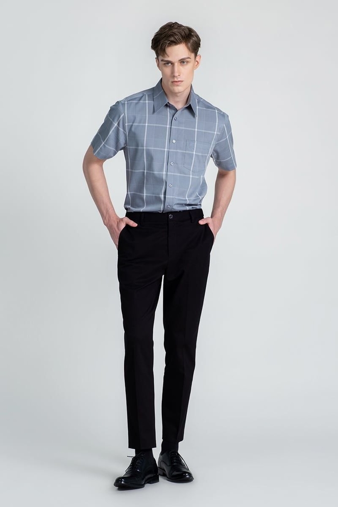 Quần Khaki Tăng Đơ Chống Nhăng Form Vừa