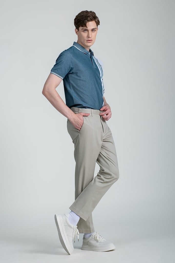 Quần Khaki Nam Basic Thanh Lịch