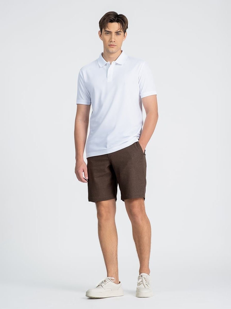 Quần Short Nam Khaki Trên Gối