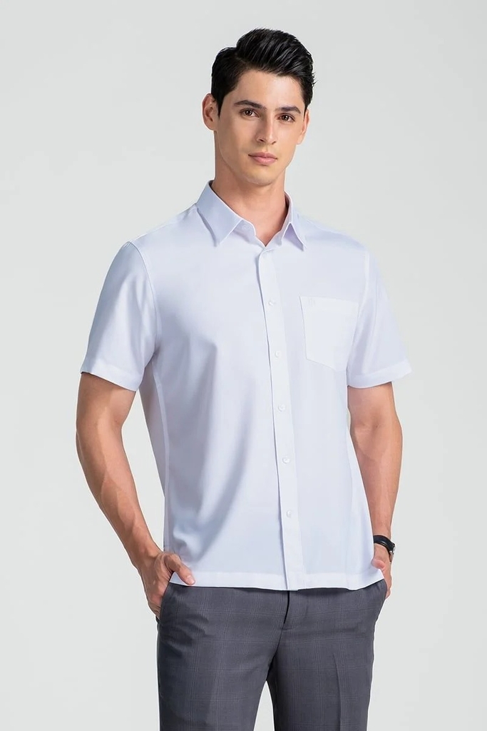 Áo Sơ Mi Nam Công Sở Tay Ngắn WS25FH74P-SDEX