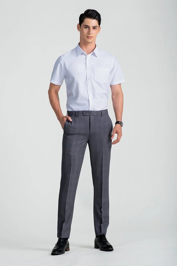 Áo Sơ Mi Nam Công Sở Tay Ngắn WS25FH75P-SDEX