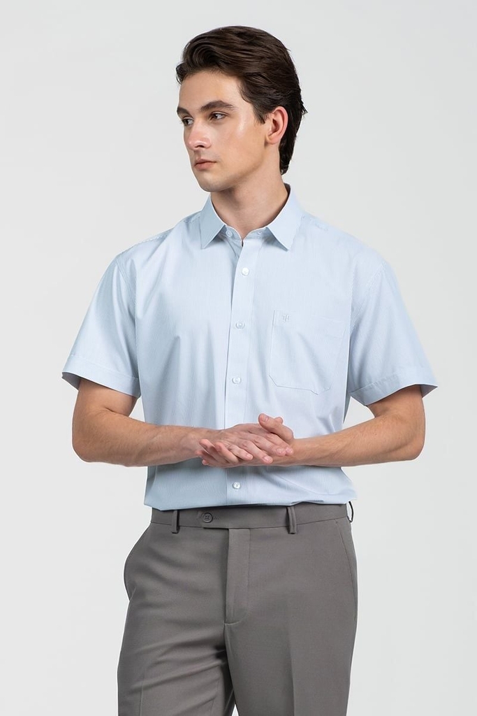 Áo Sơ Mi Nam Công Sở Tay Ngắn