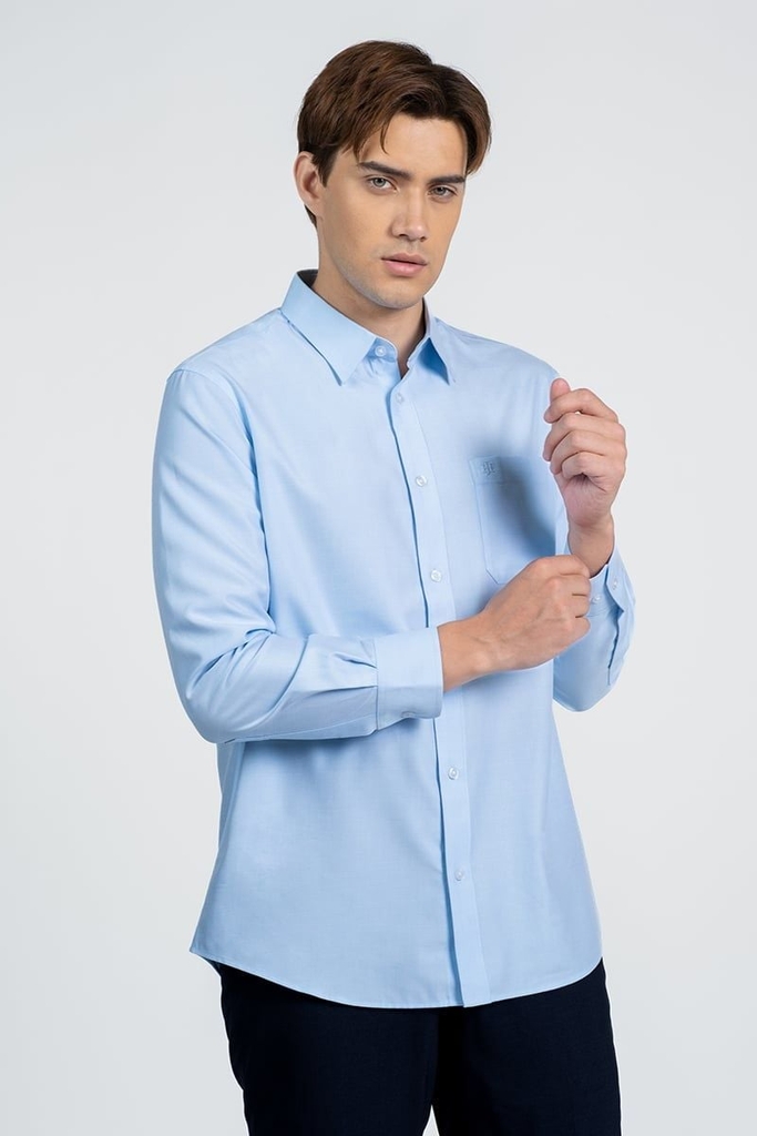 Áo Sơ Mi Nam Tay Dài Công Sở Vải Bamboo