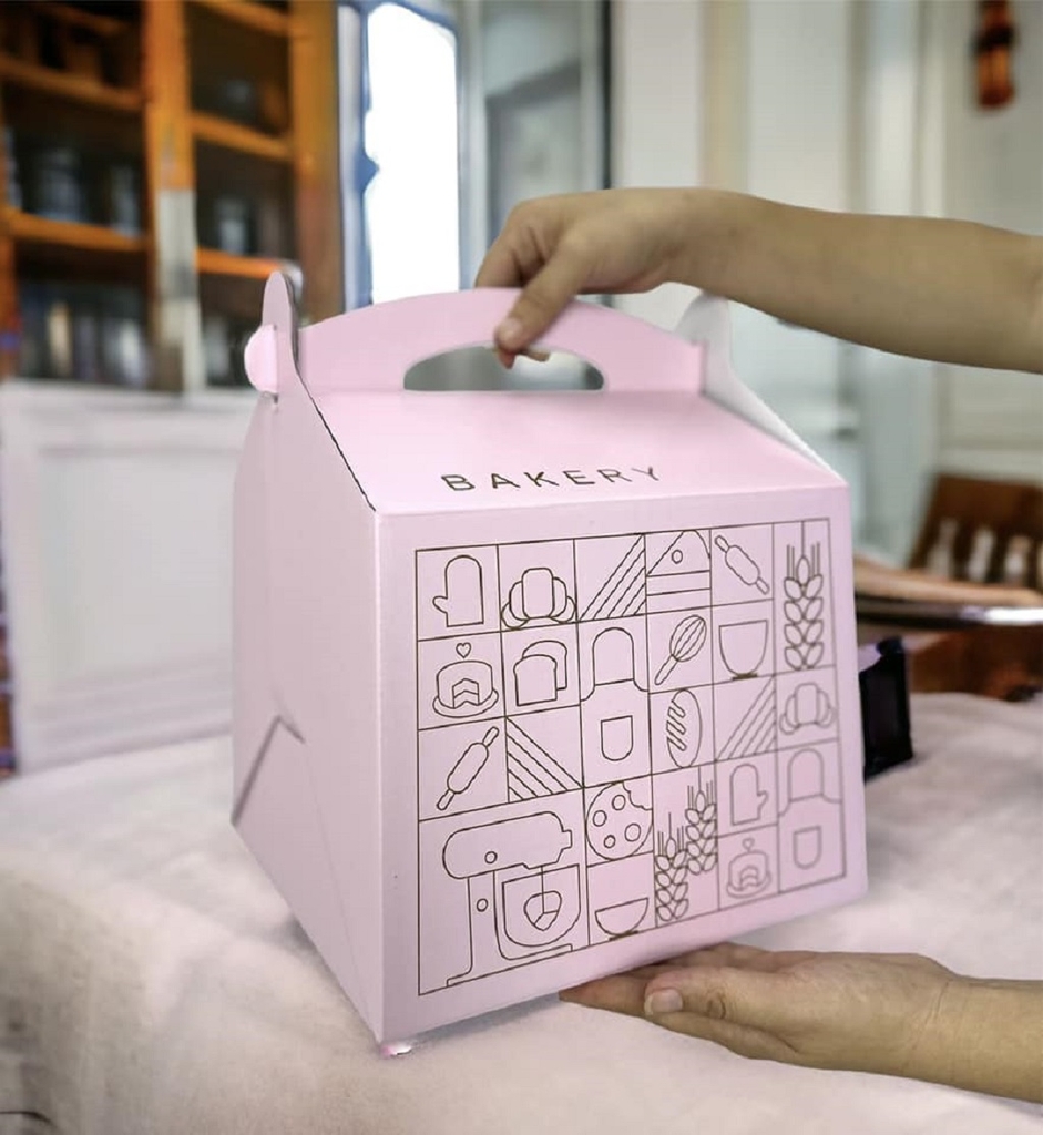 Hộp Bánh Sinh Nhật Quai Xách - Hình 2