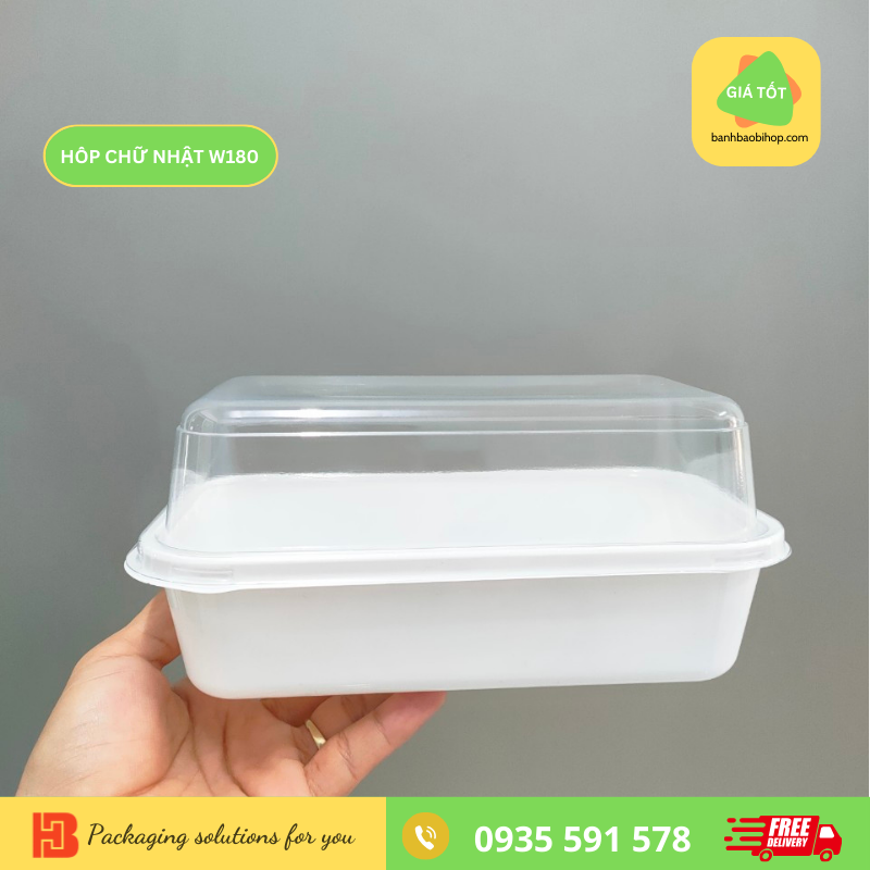 hộp nhựa đựng bánh mã w180