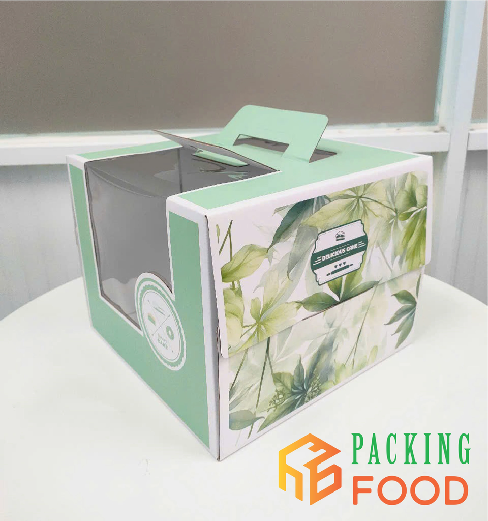 Hộp đựng bánh kem mẫu Thanh Khiết 4