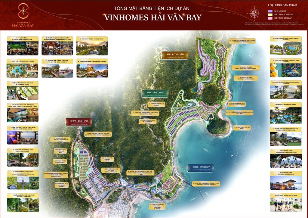 Lộ diện tổng mặt bằng mới nhất Vinhomes Hải Vân Bay