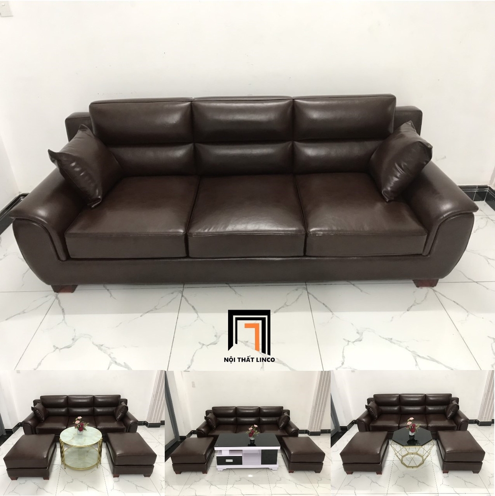 sofa da, sofa da công nghiệp, sofa da Pu bóng, sofa da giả, ghế sofa cao cấp, ghế sofa hiện đại, sofa Long An