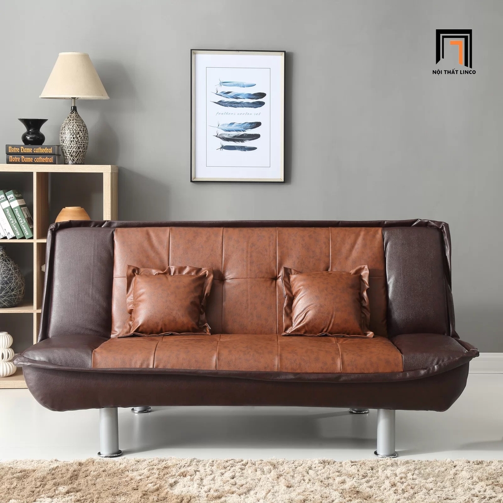 sofa giường, sofa giường bọc da, ghế sofa futon