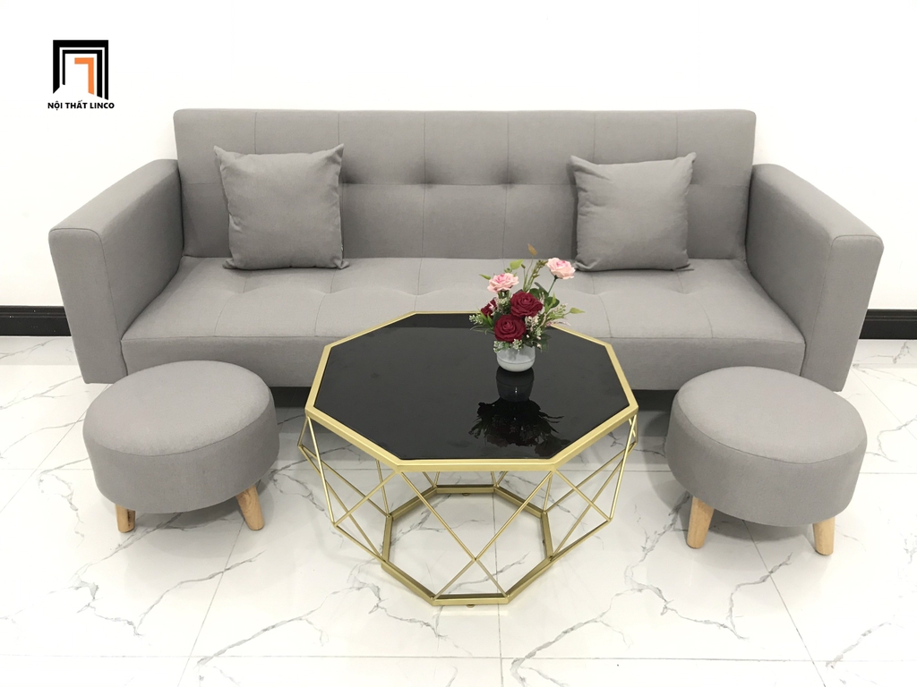 sofa xám trắng