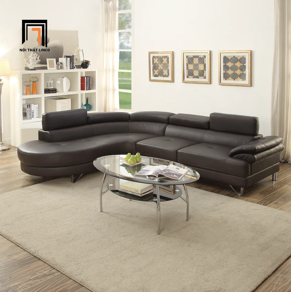 sofa góc kiểu cong