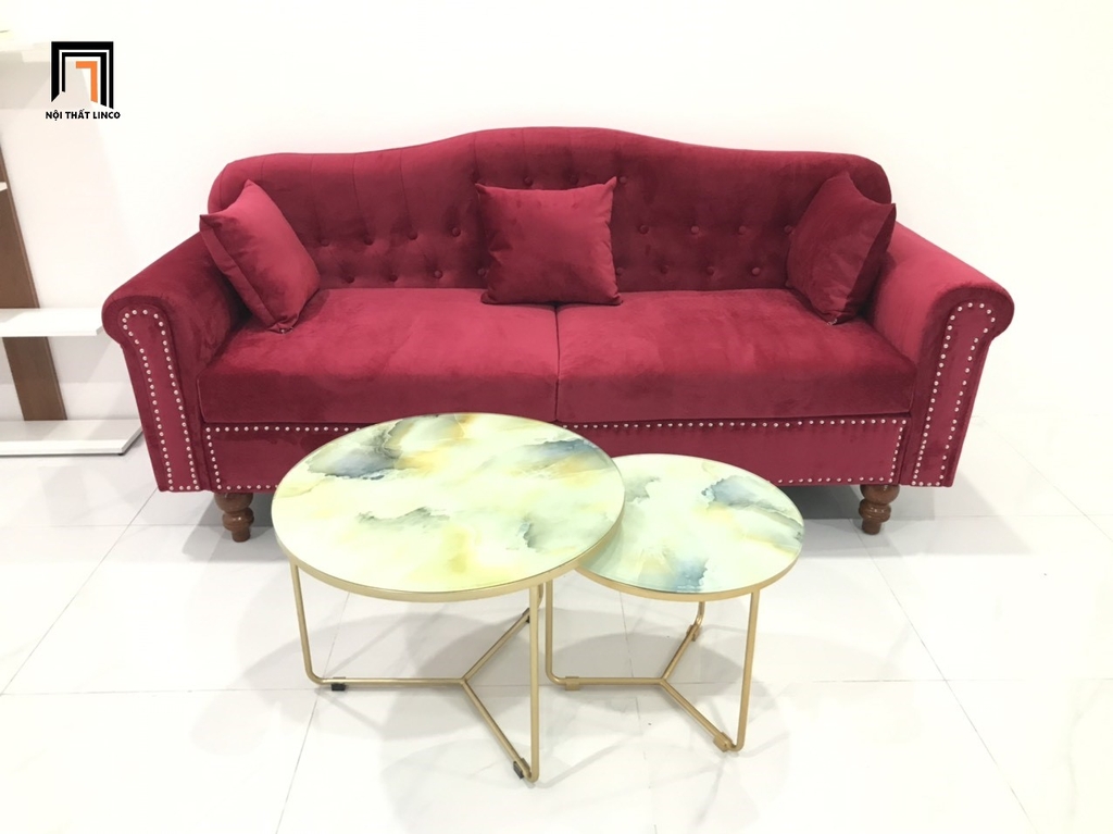 sofa băng đỏ đô