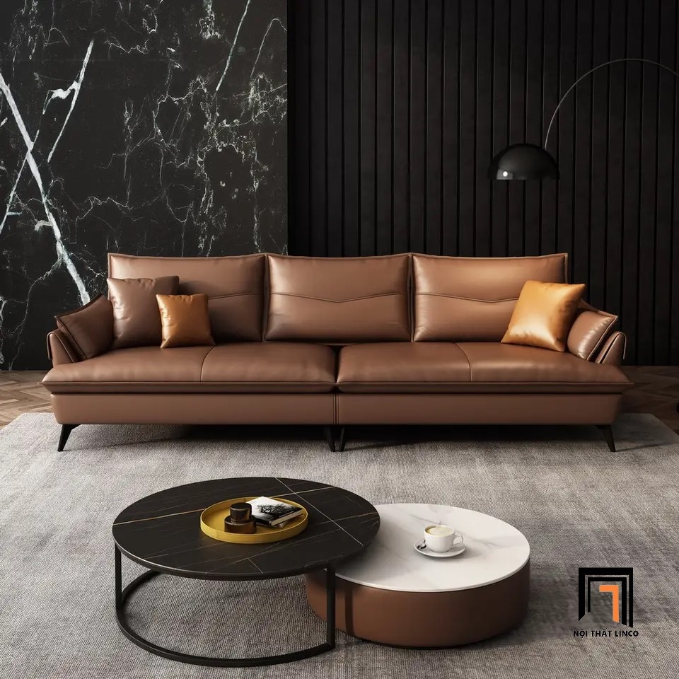 ghế sofa da sang trọng