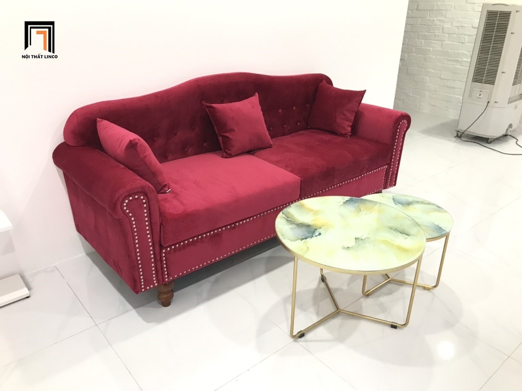 ghế sofa vải nhung