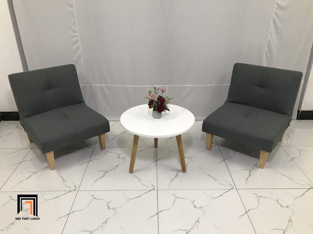 sofa đơn xám đậm