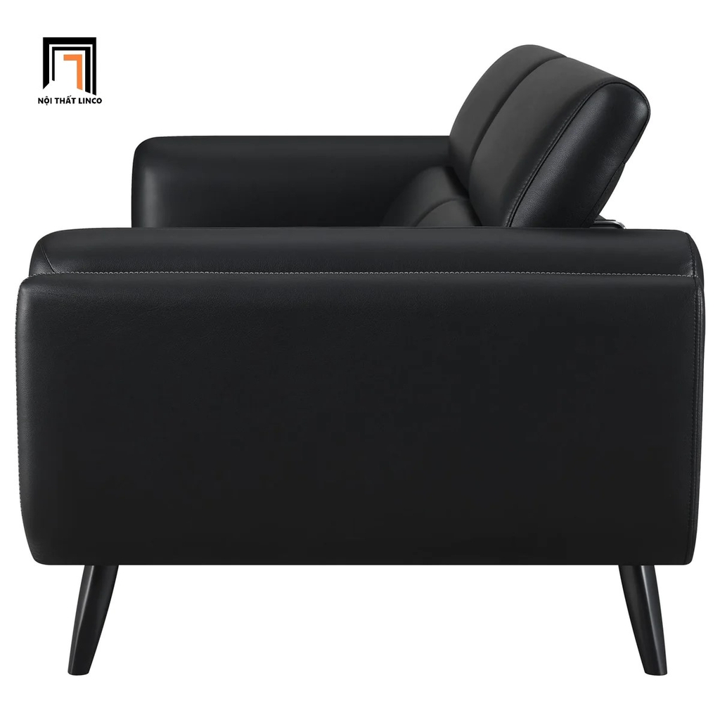ghế sofa da màu đen