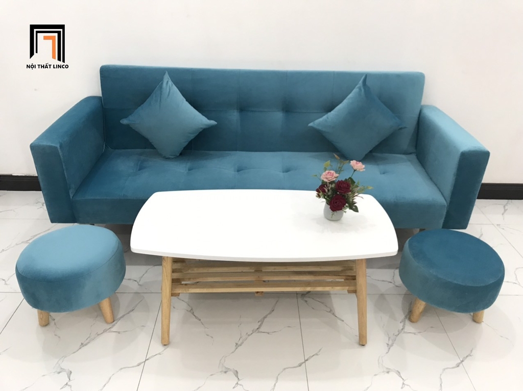 ghế sofa vải nhung