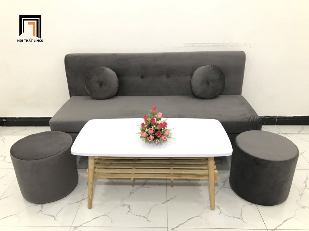 set ghế sofa vải nhung