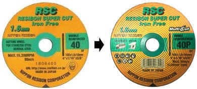 Resibon Super Cut 100x1.6x16mm (4x1/16x5/8 inch) 40P