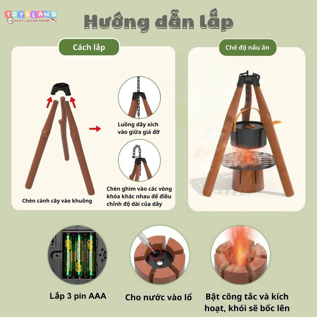 FDE89150  HỘP RÁP LỀU CẮM TRẠI + LÒ THAN