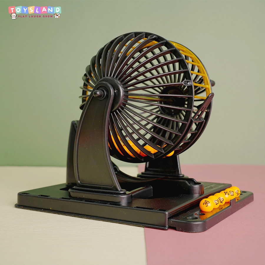 8229A  HỘP QUAY SỐ LÔ TÔ 90 SỐ 24 CARDS - LỒNG QUAY