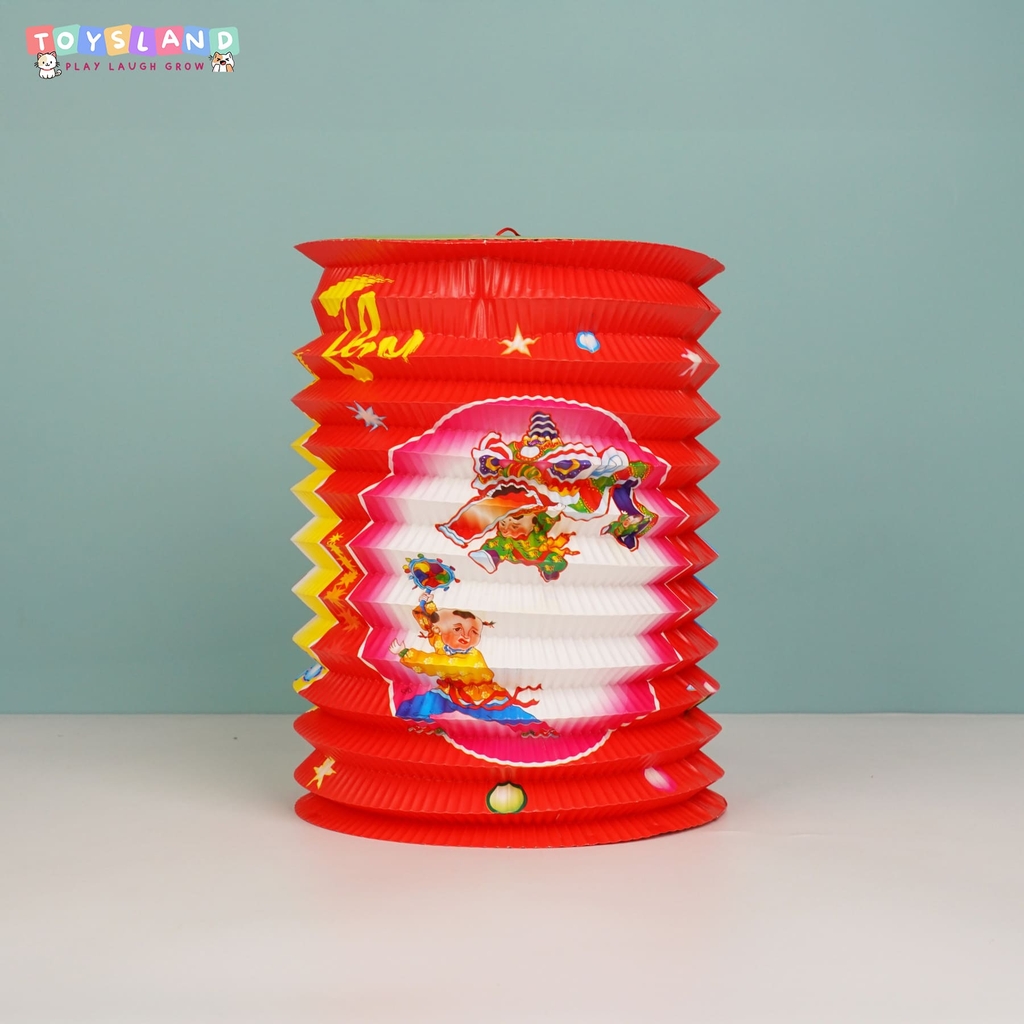 LỒNG ĐÈN TRUNG THU GIẤY | ĐỎ | _03LDTSL