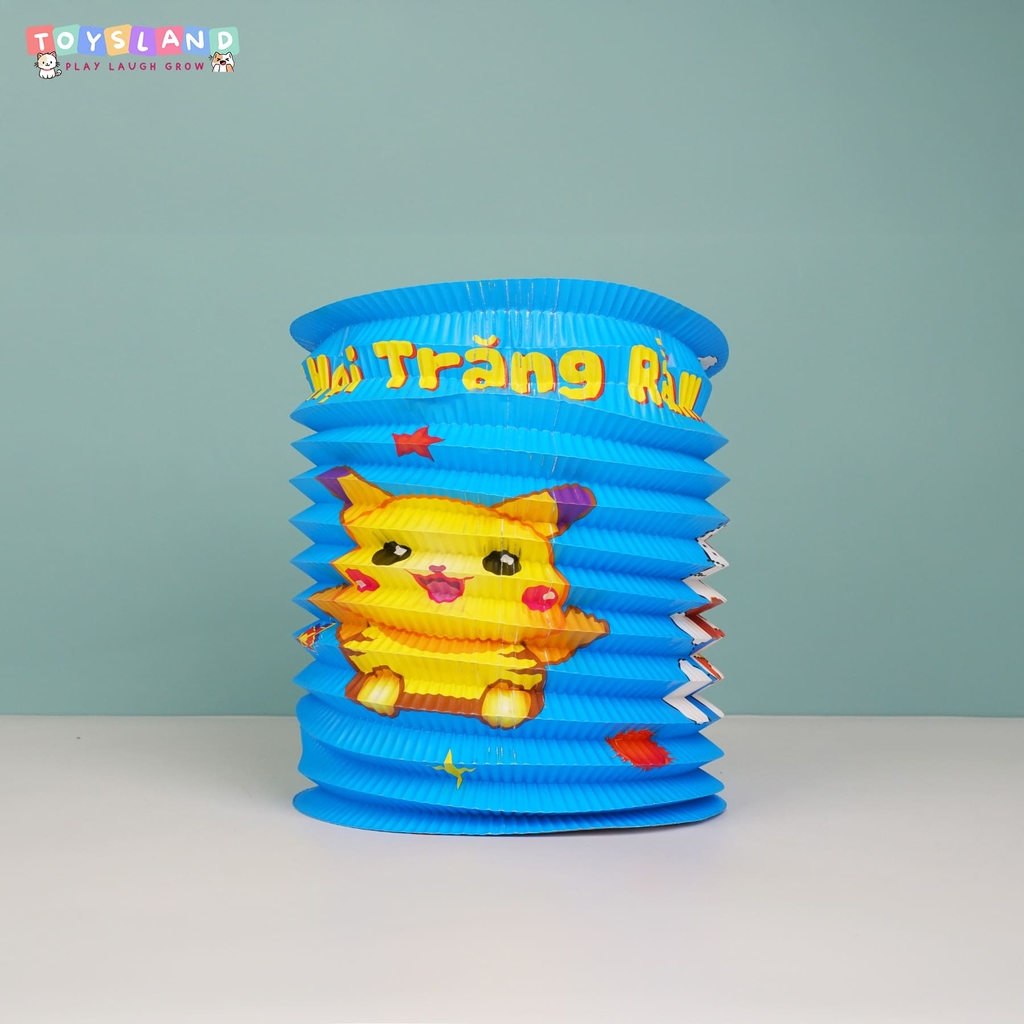 LỒNG ĐÈN TRUNG THU GIẤY | XANH DƯƠNG | _03LDTSL