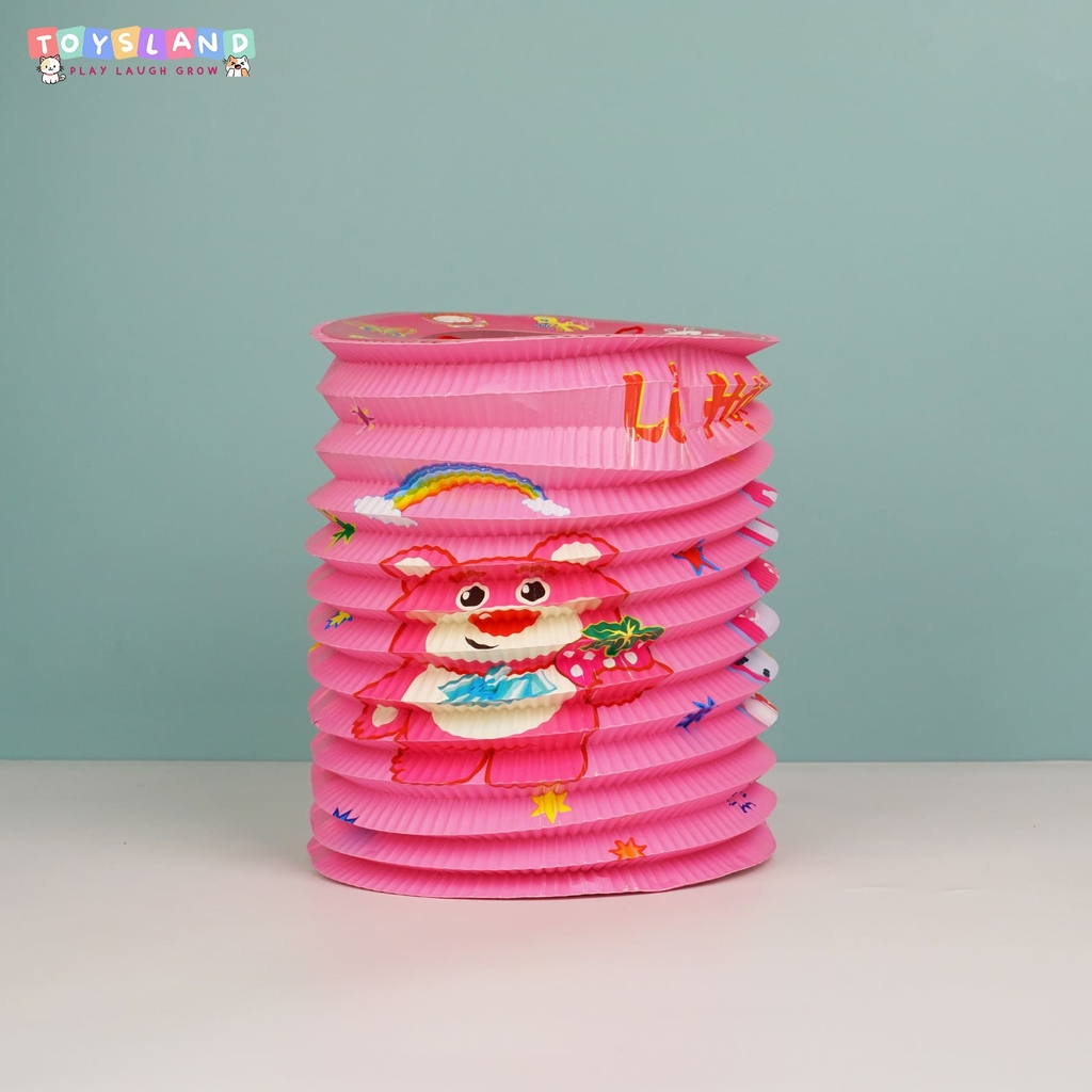 LỒNG ĐÈN TRUNG THU GIẤY | HỒNG | _03LDTSL