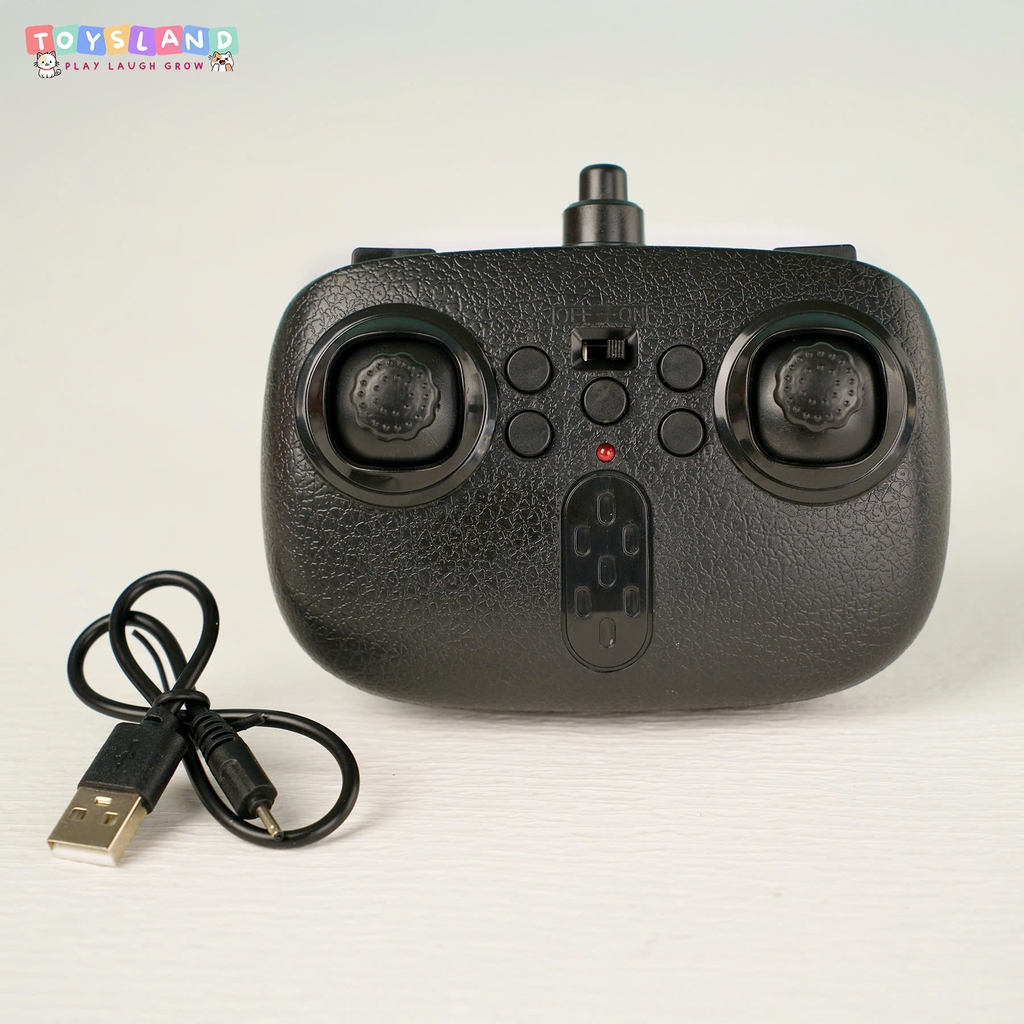 Y19  HỘP MÁY BAY DRONE ĐIỀU KHIỂN TRÊN KHÔNG 4 CÁNH QUẠT, CÓ SẠC USB - XANH DƯƠNG