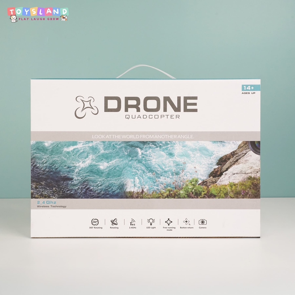DRONE ĐIỀU KHIỂN TRÊN KHÔNG 4 CÁNH QUẠT | ĐEN | 867W
