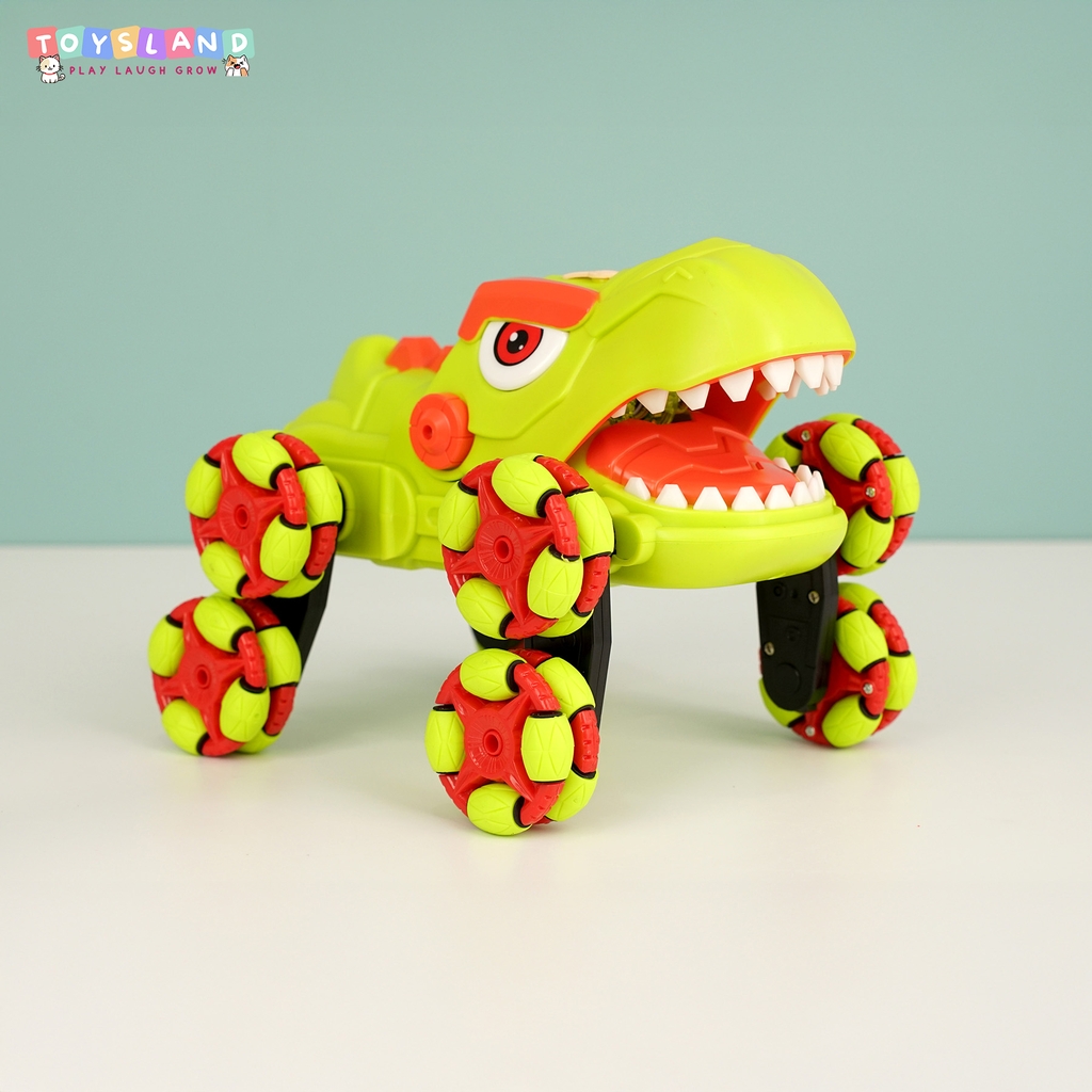 XE ĐIỀU KHIỂN 8 BÁNH HÌNH KHỦNG LONG | CAM | NO0192