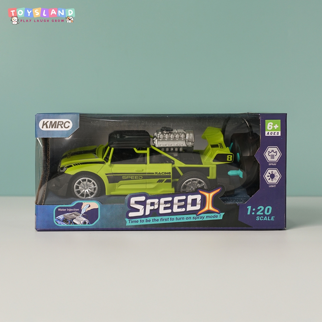 XE BÁN TẢI ĐIỀU KHIỂN 7 ĐỘNG TÁC, PHUN KHÓI | XANH LÁ | 930-3A