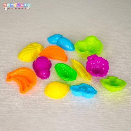 JL11007C  HỘP ĐẤT SÉT CÁT NẶN 2 TÚI 600G TRÁI CÂY