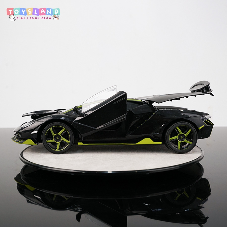 114-3A  HỘP XE HƠI LAMBORGHINI MỞ CỬA, MỞ CỐP ĐIỀU KHIỂN 7 ĐỘNG TÁC, CÓ SẠC, TL 1:14