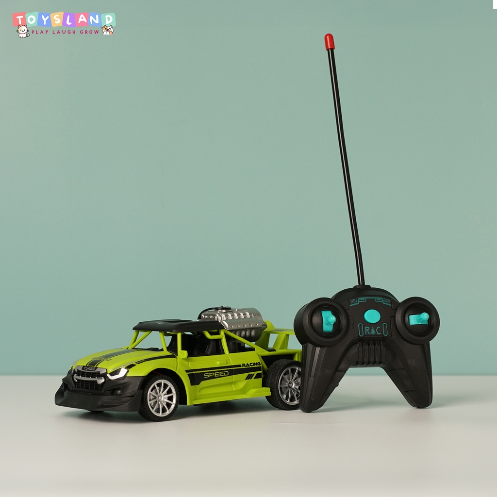 XE BÁN TẢI ĐIỀU KHIỂN 7 ĐỘNG TÁC, PHUN KHÓI | XANH LÁ | 930-3A