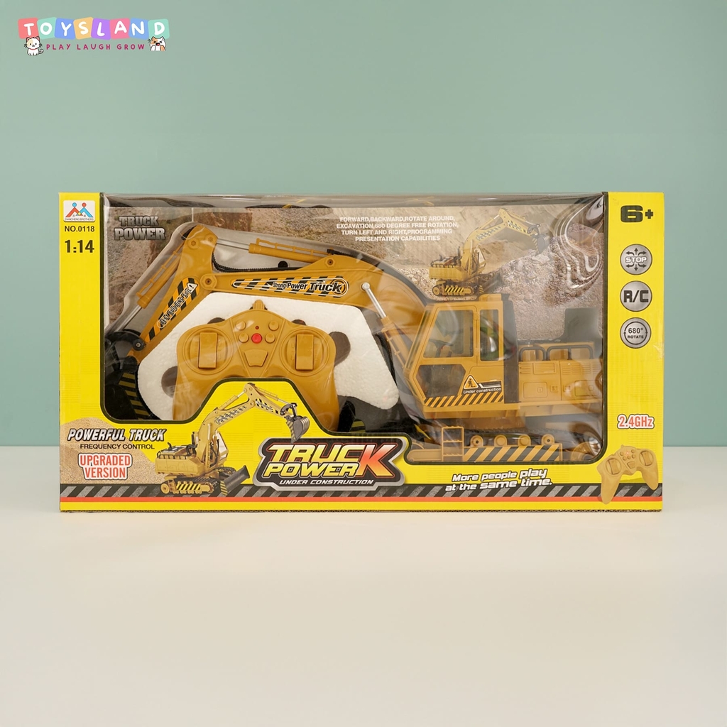 XE CÔNG TRÌNH ĐIỀU KHIỂN 7 ĐỘNG TÁC | NO0118