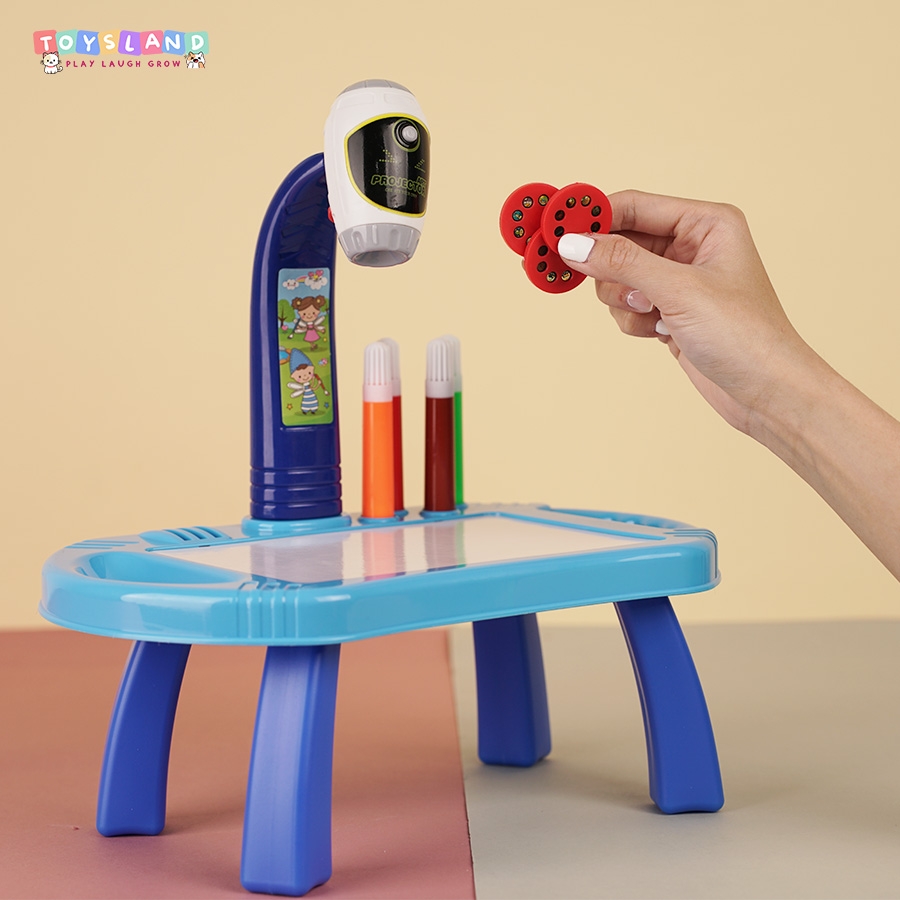 22088-17B  HỘP BÀN BẢNG XÓA ĐÈN PIN NÚT CHIẾU HÌNH CÓ CHÂN + VIẾT MÀU