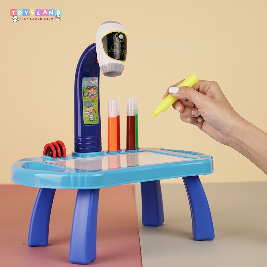 22088-17B  HỘP BÀN BẢNG XÓA ĐÈN PIN NÚT CHIẾU HÌNH CÓ CHÂN + VIẾT MÀU