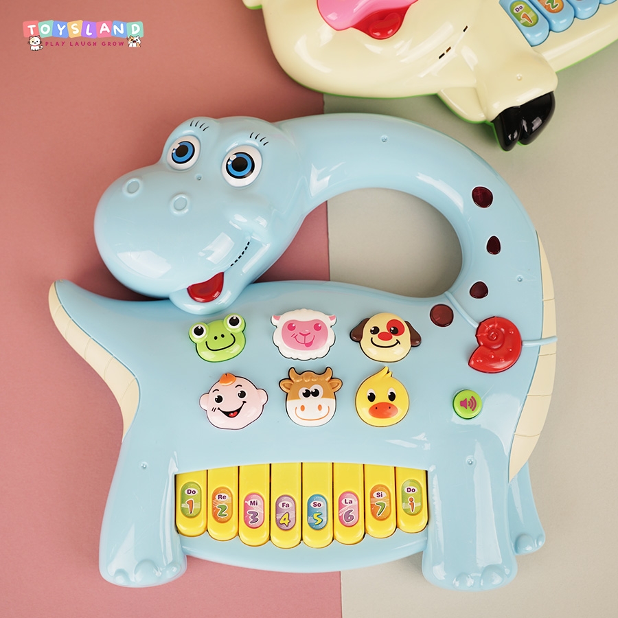 NO-6602 HỘP ĐÀN ORGAN KHỦNG LONG PIN - XANH DƯƠNG