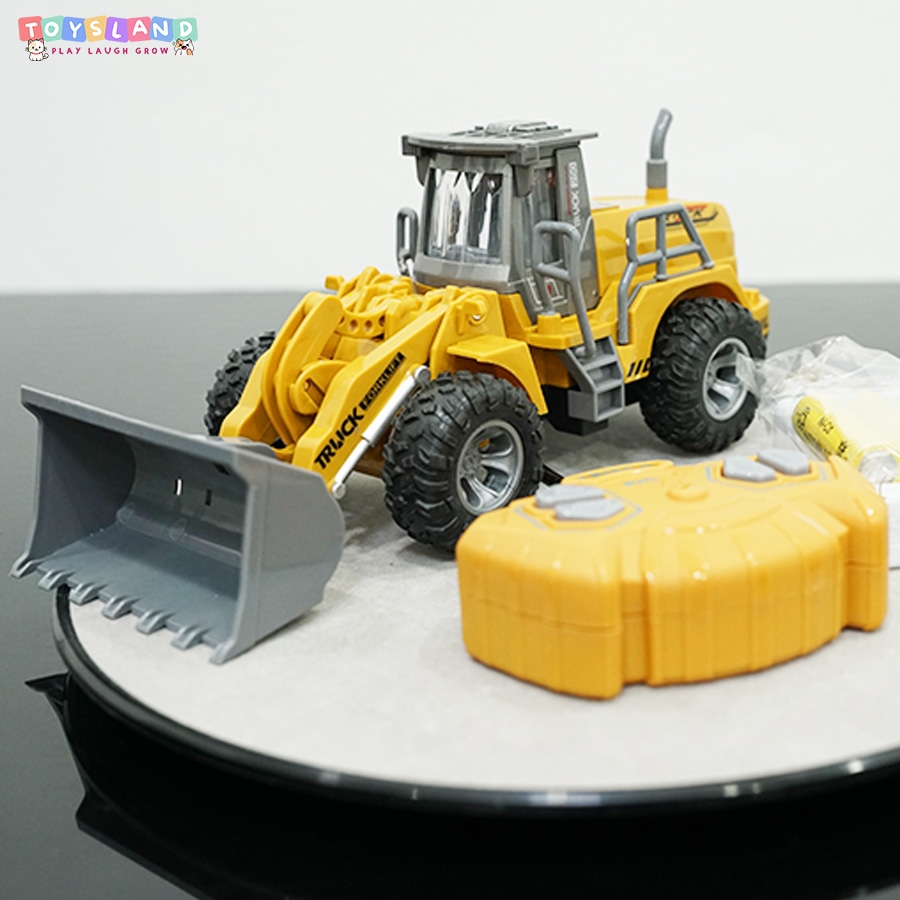 SH091-368B  HỘP XE CÔNG TRÌNH XÚC ĐIỀU KHIỂN 7 ĐỘNG TÁC, CÓ SẠC, TL 1:30   SH091-