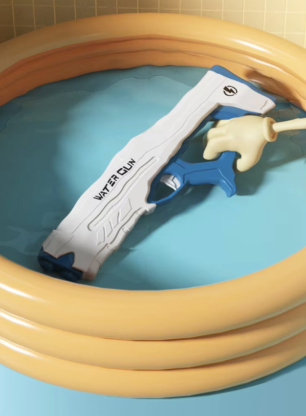 6695  HỘP CÂY BẮN NƯỚC PIN SẠC 500ML + MẮT KIẾNG