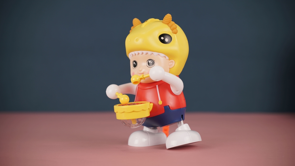 LỒNG ĐÈN PIN HÌNH KHỦNG LONG ĐÁNH TRỐNG | T2032A