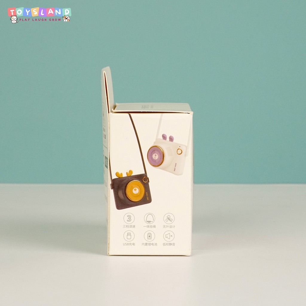 QUẠT TÍCH ĐIỆN MÁY CHỤP HÌNH ĐEO CỔ | GL106