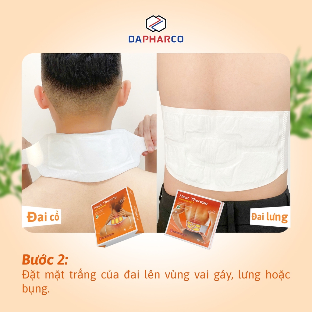 Hộp Miếng dán nóng Heat Therapy Warming Belt (Hộp 3 gói x 1 miếng)